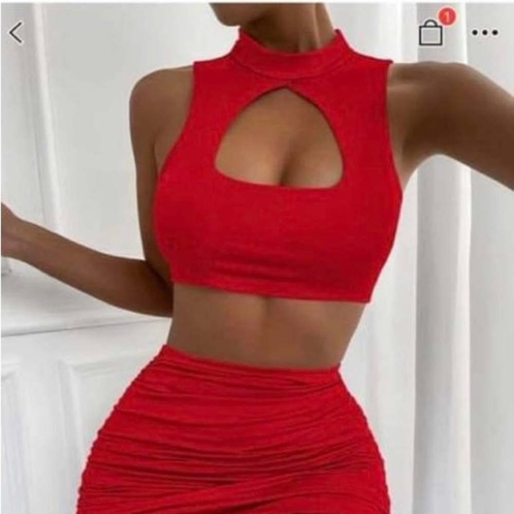 Red two piece set